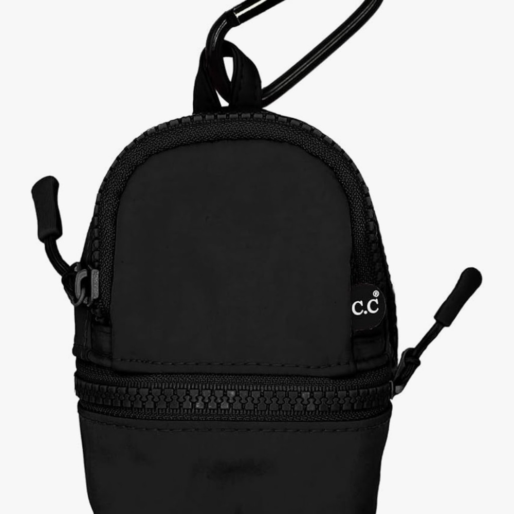 C.C Men's Black Belt Bag